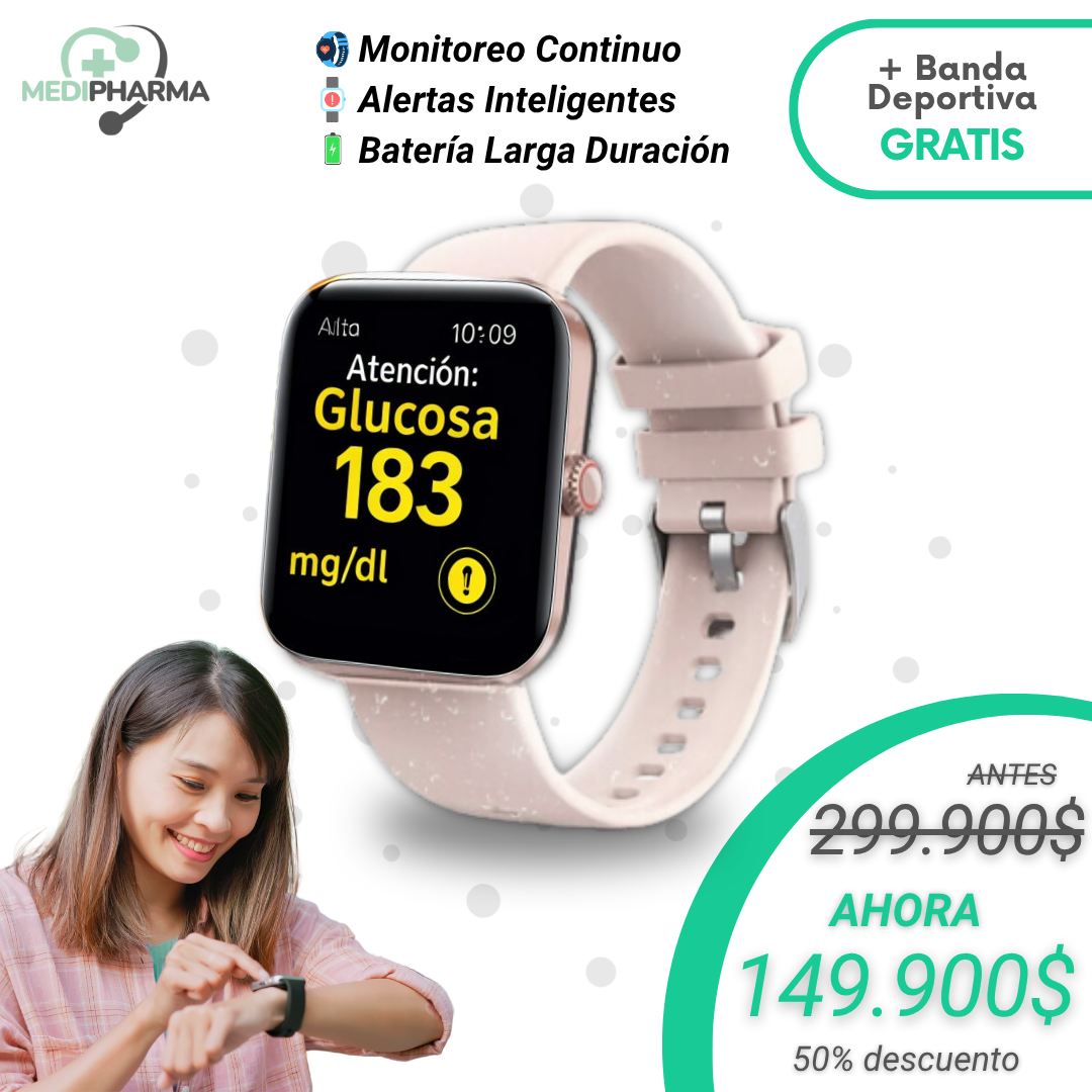 GlucoVida PRO® - Glucosa Bajo Control desde tu Muñeca