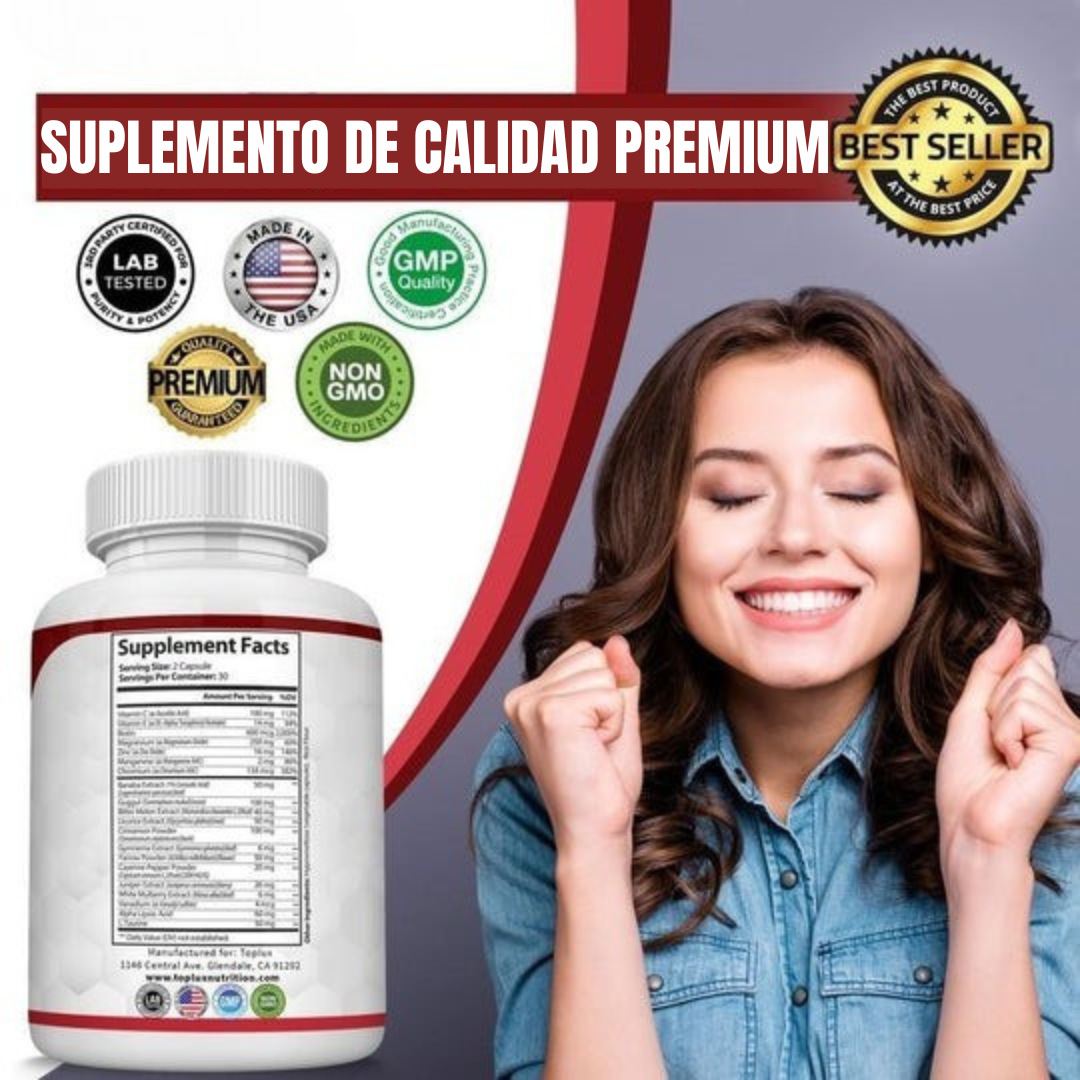 GLUCOSTRIKE 7-DAY™ | CONTROLA TU AZÚCAR EN POCO TIEMPO…!